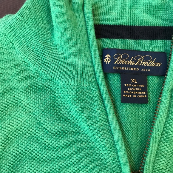 Brooks Brothers Other - Brooks Brothers Pique Look Zip Front Shirt